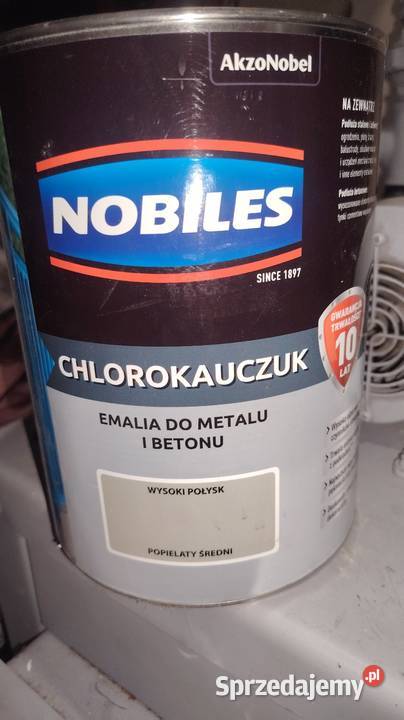 Sprzedam Nobiles CHLOROKAUCZUK 5L RAL 7037 Stare Budy sprzedam