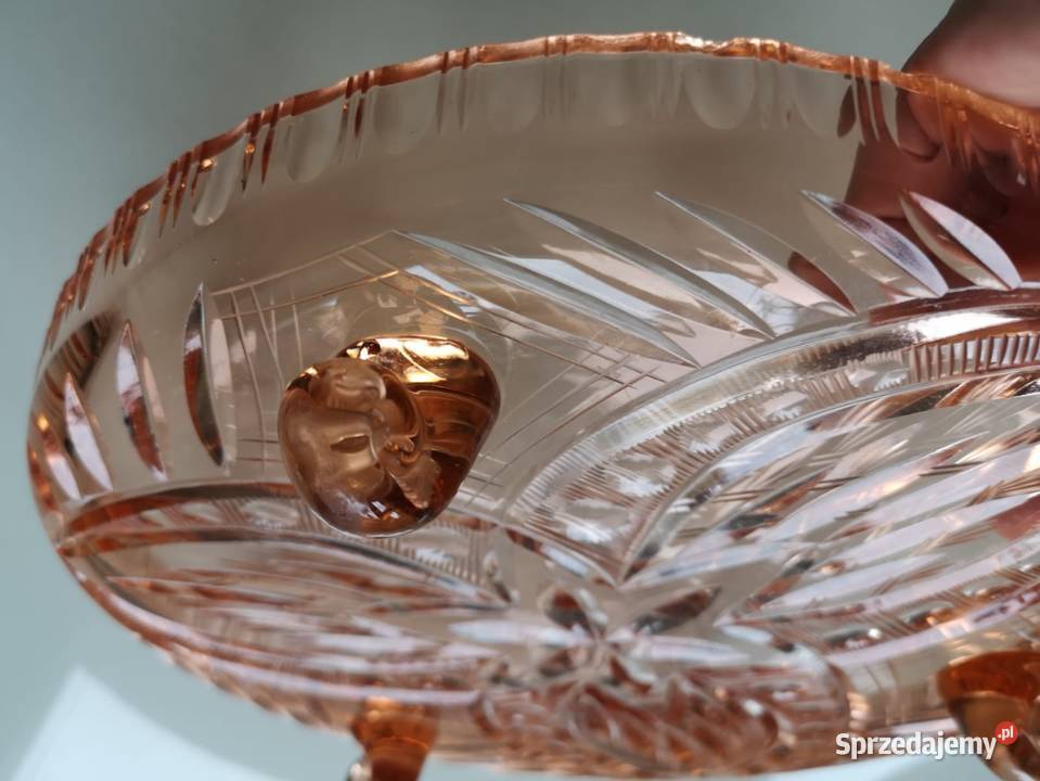 Patera rozalinowa Art Deco