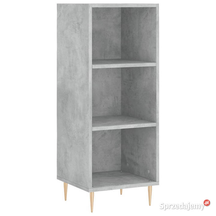 Wysoka szafka szarość betonu 345x34x180 Warszawa