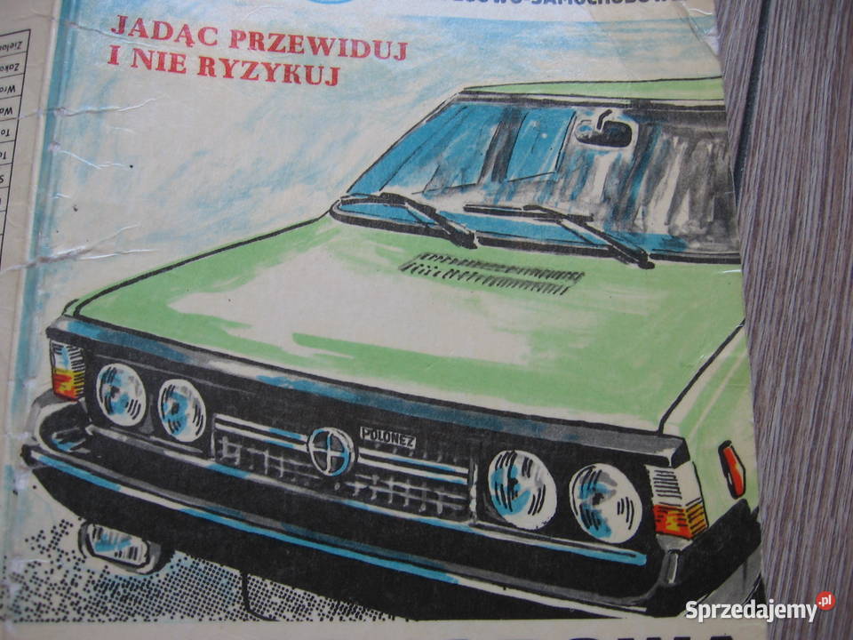 Polonez Borewicz mapa 1979r klasyk PRL Przemyśl