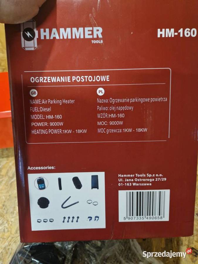 OGRZEWANIE POSTOJOWE 12v 230v NAGRZEWNICA Głogowa