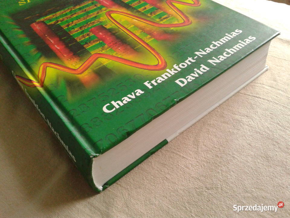 Metody badawcze w naukach społecznych D Nachmias Książki naukowe i popularnonaukowe Szczecin