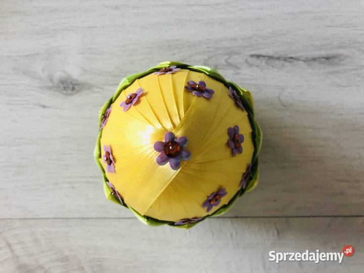 NOWA Pisanka ręcznie robiona duża Wielkanoc Łódź