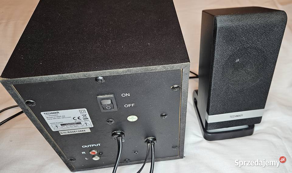 Głośniki komputerowe Technika 21 model H16SP03 Chełm