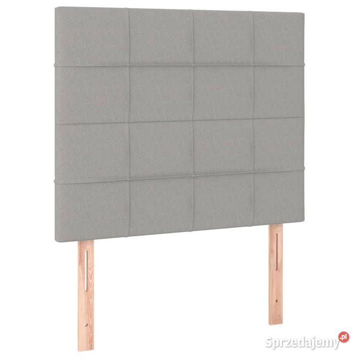 Zagłówek do łóżka z LED jasnoszary 80x5x118128 sprzedam