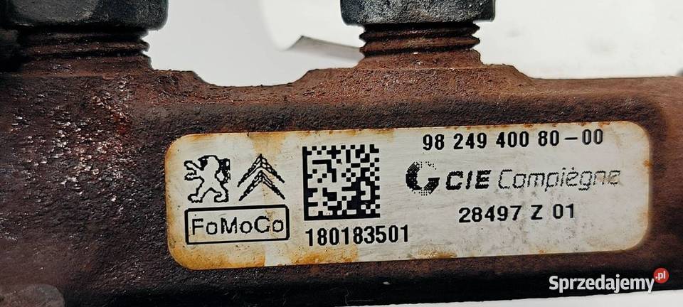 LISTWA WTRYSKOWA TOYOTA PROACE II 9824940080