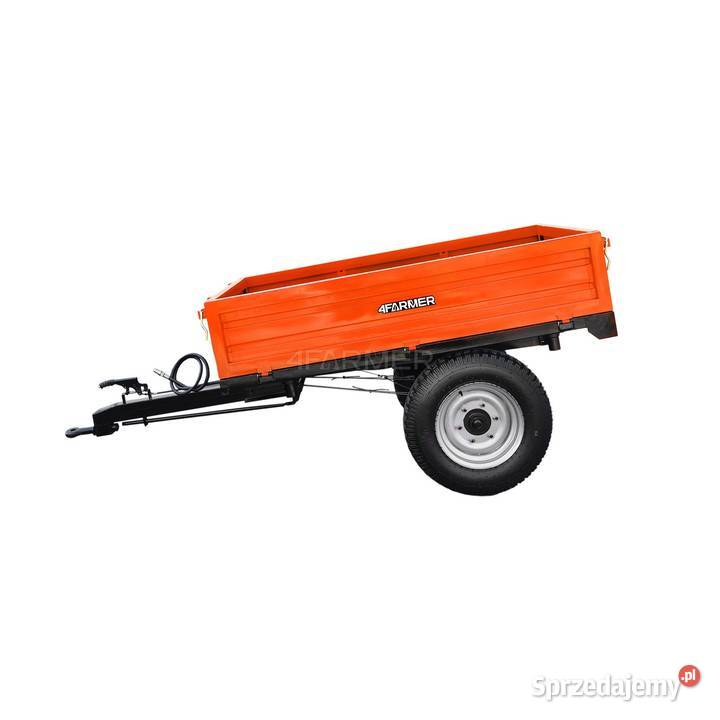 Przyczepa rolnicza jednoosiowa 15T z kiprem Tajęcina