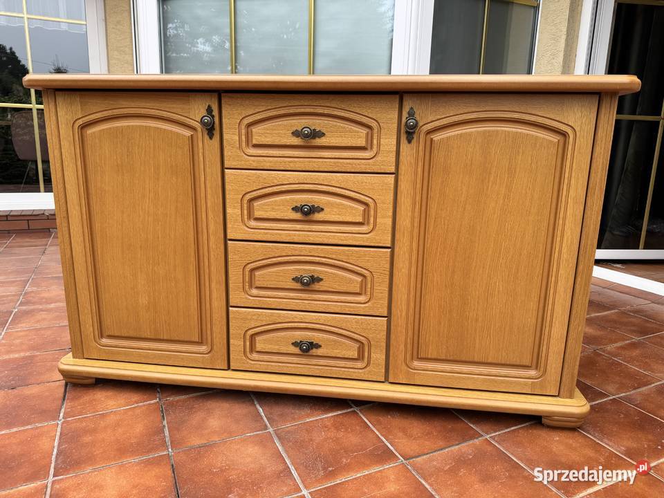 Komoda stylowa dębowa szafka bufet Garwolin