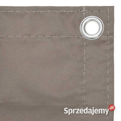 vidaXL Parawan balkonowy kolor taupe 75x300