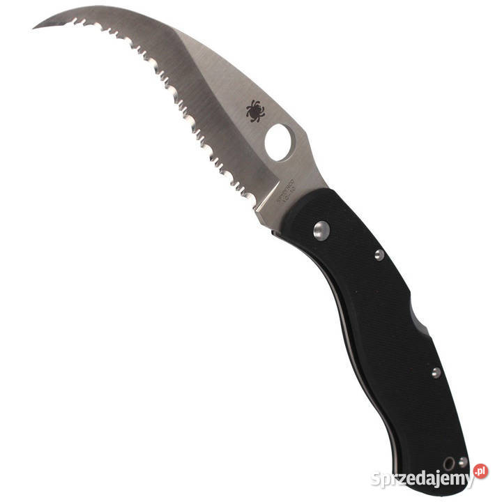 Nóż składany Spyderco Civilian G10 Black Spyder