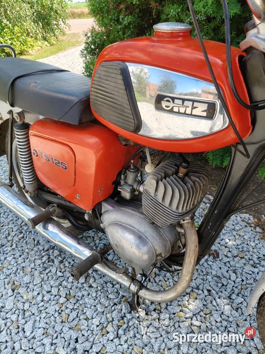 MZ TS 125 motocykl z dokumentami Pozostałe Kalisz