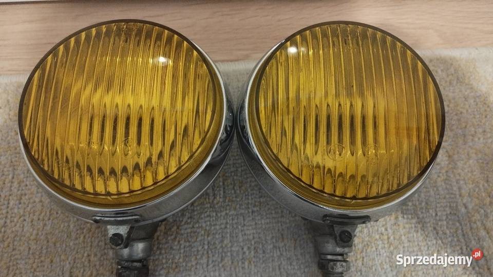 ŁADNE ŻÓŁTE HALOGENY CHROM PAL TRABANT WARTBURG Pozostałe Świdnica sprzedam