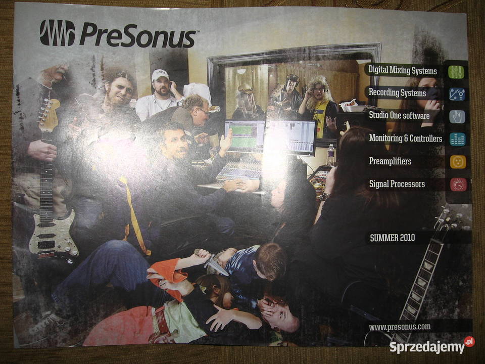 PreSonus Summer 2010 catalog katalog Kępice sprzedam