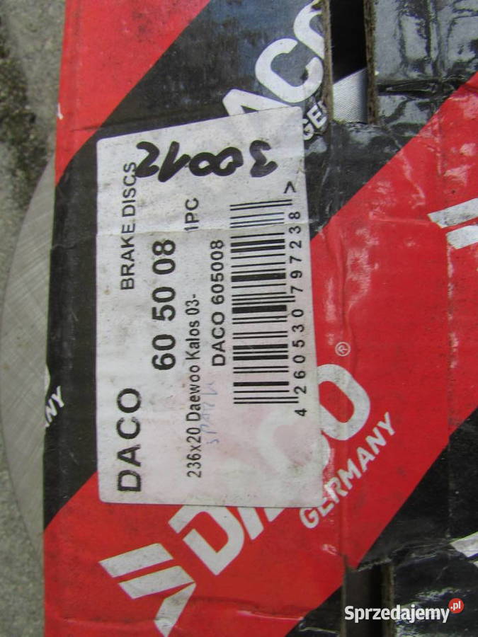 2xtarcza hamulcowa Chevrolet DAWEEO klocki Bogacica