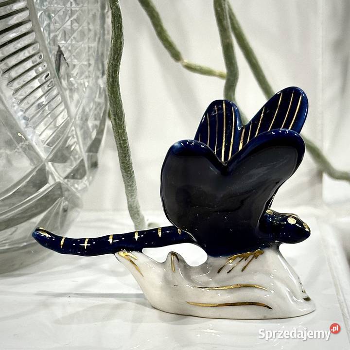 Figurka ważki Rudolf Volkstadt Myszków sprzedam