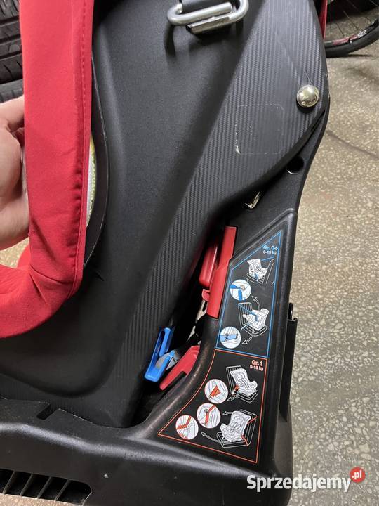 fotelik chicco czerwony eletta Lublin sprzedam