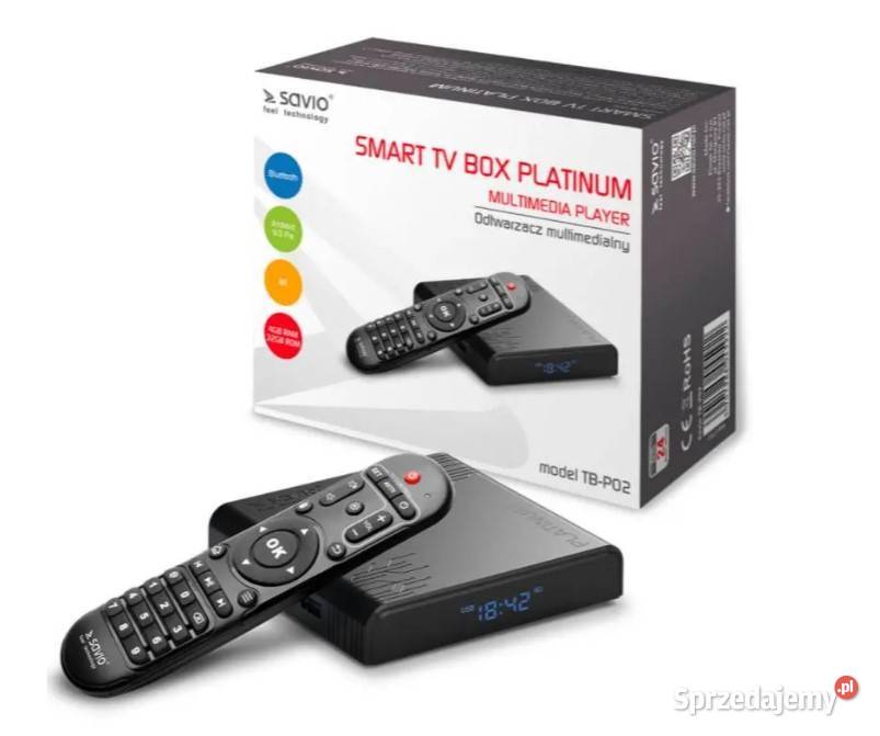 Odtwarzacz multimedialny 4K SAVIO TV Box Kraków