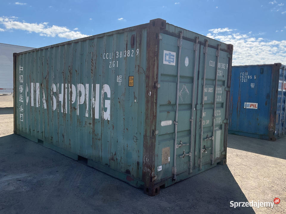 Kontener morski magazynowy 20DV 6 metrowy Gdynia
