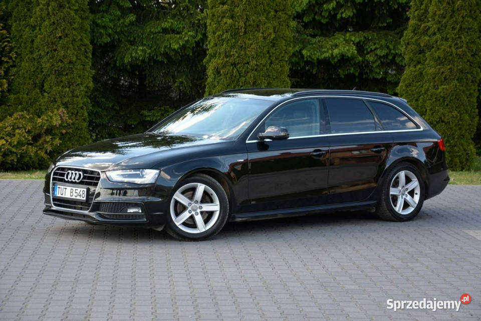 Audi A4 2XSline Skóry Duża Navi MMI Ledy BIXenon ESP Ostrów Mazowiecka
