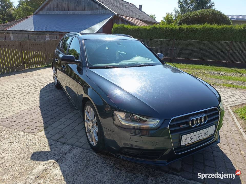 Audi A4 B8 20TDI 143 CAGA SLine bixenon skrętny gniazdo AUX podkarpackie Lubaczów