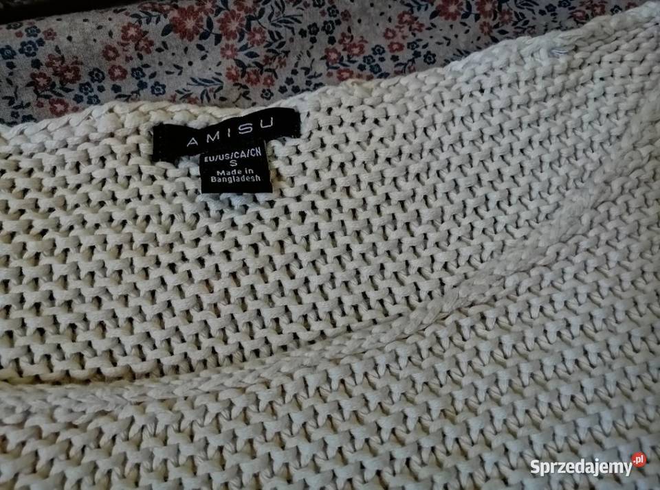 YORKER grubszy sweter oversize luźniejszy New Yorker
