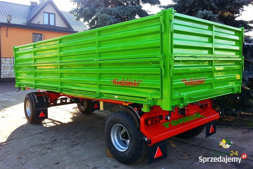 Przyczepa dwuosiowa rolnicza 45 6 8 t Kolonia Gorzędów