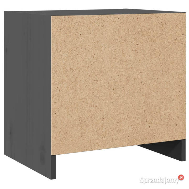 Szafki nocne 2 szare 40x305x40 lite drewno Warszawa