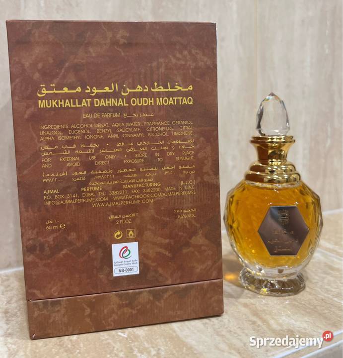 Ajmal Mukhallat Dahnal Oudh Moattaq odlewka