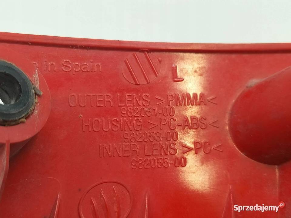 LAMPA TYŁ LEWA EU Seat Leon II 20052012 osobowe sprzedam