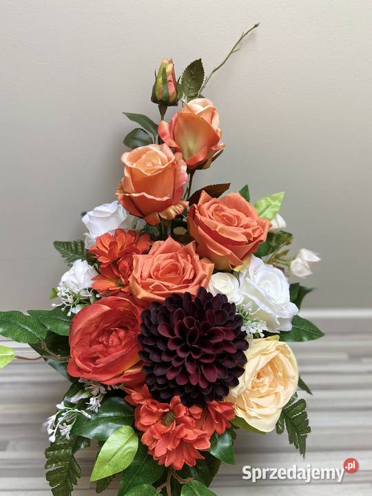 Kompozycja kwiaty sztuczne Kalisz