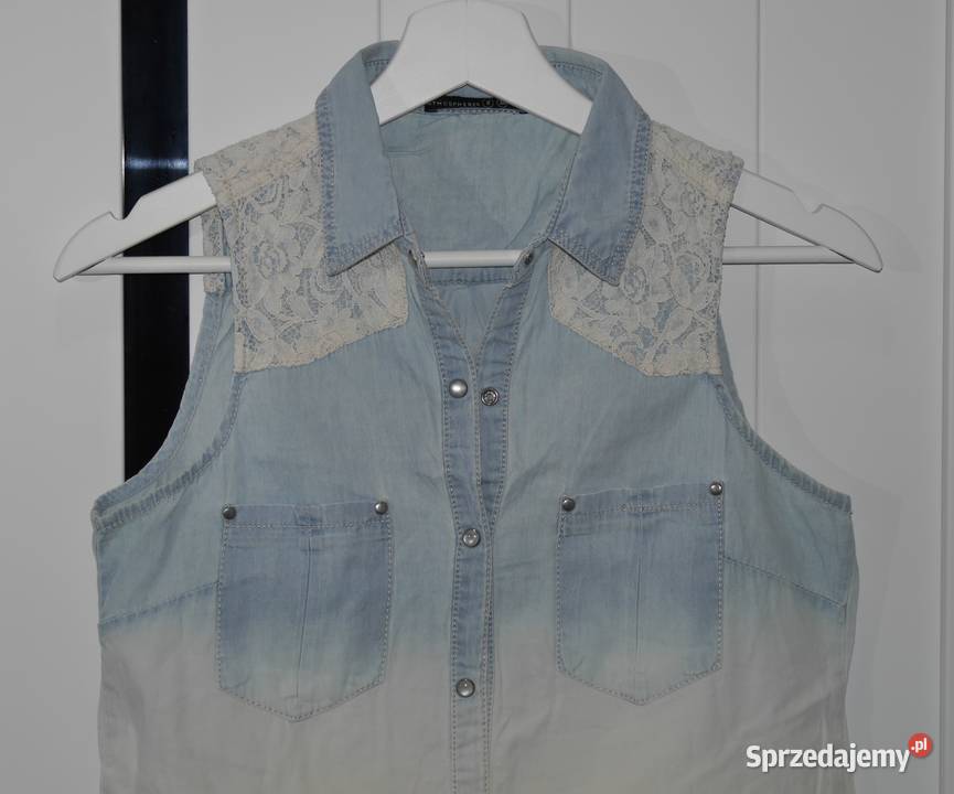 Atmosphere bluzeczka cieniowana koronka 34 XS Wrocław sprzedam