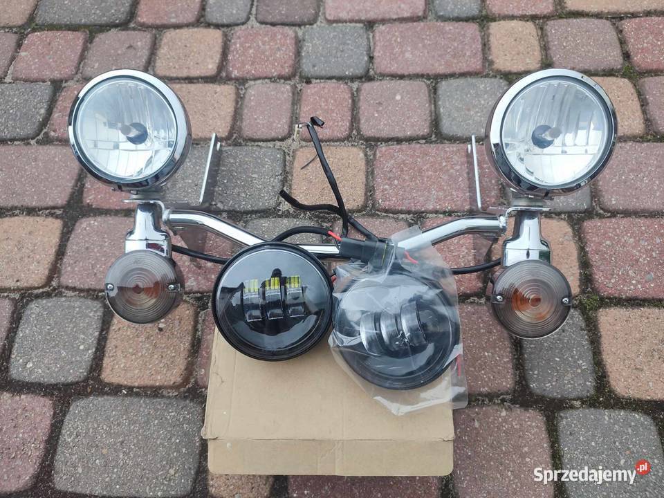 Harley Electra Street Glide Road Glide Road King Reflektory i halogeny Reflektory i halogeny podkarpackie