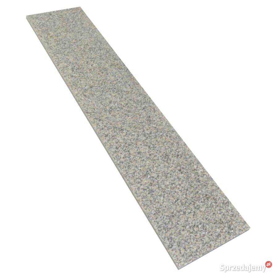 Stopień granitowy G602 Bianco Sardo polerowany Łódź
