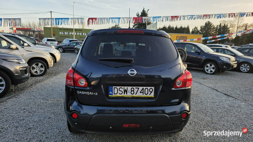 Nissan Qashqai2 AUTOMAT 20 benzyna 4X4 7 osobowy elektryczne lusterka dolnośląskie Świdnica