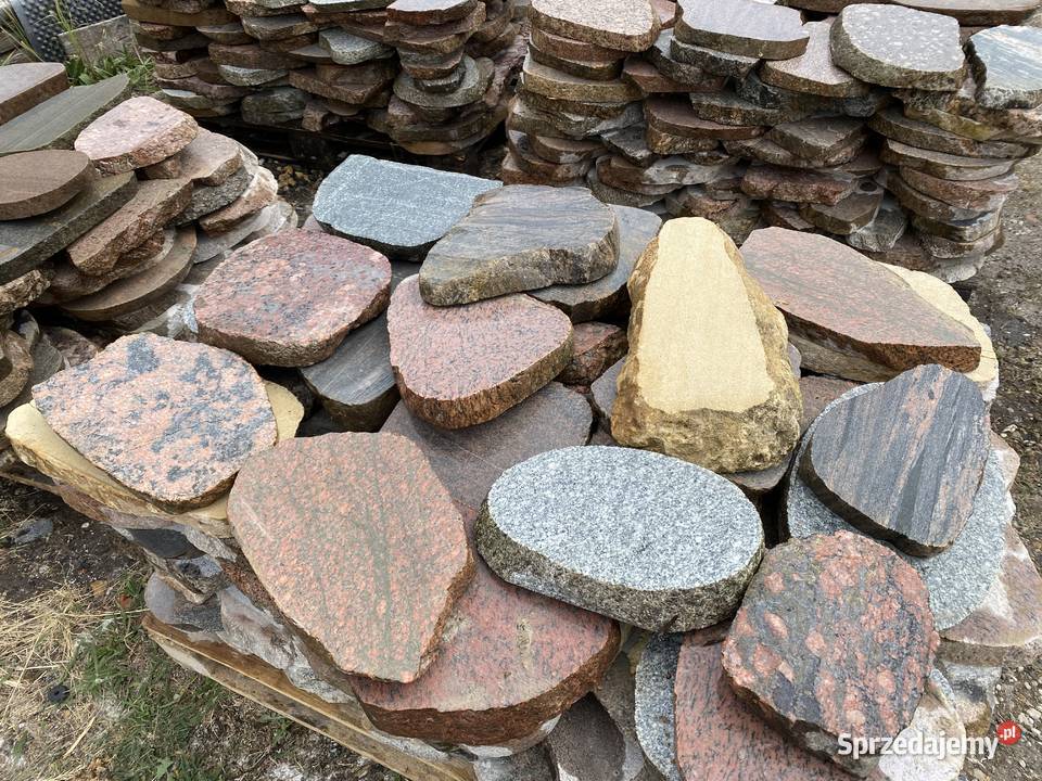 Kamień polny cięty PŁYTKI KOSTKA na taras Leszno