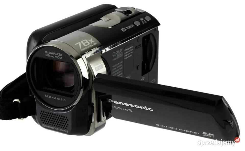 Kamera cyfrowa Panasonic SDRH85EBK SD HDD 80 GB