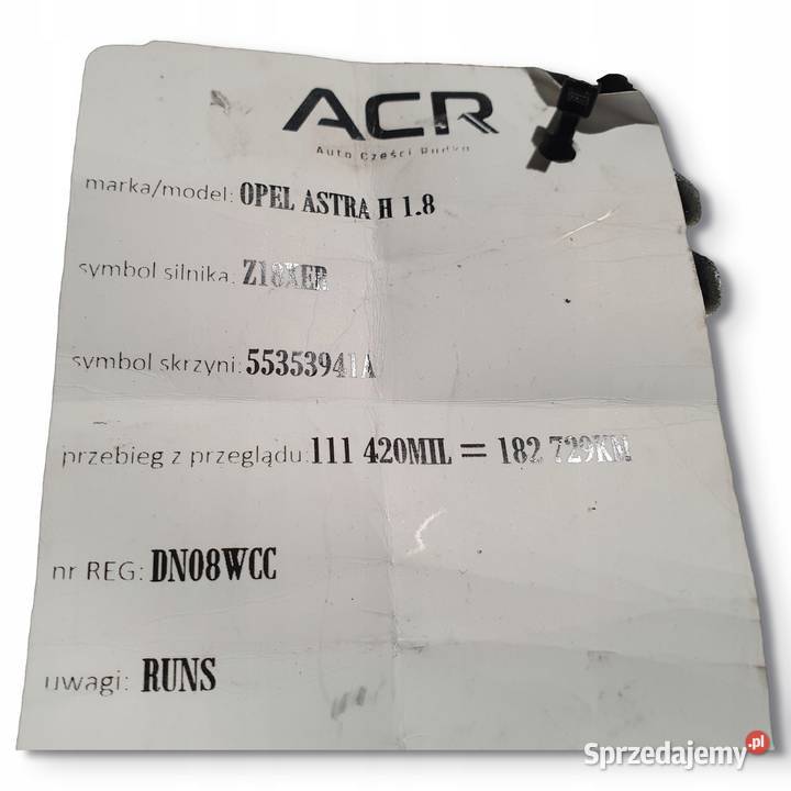 ALTERNATOR Opel Astra III H 18 16V 100A bosch Chełm