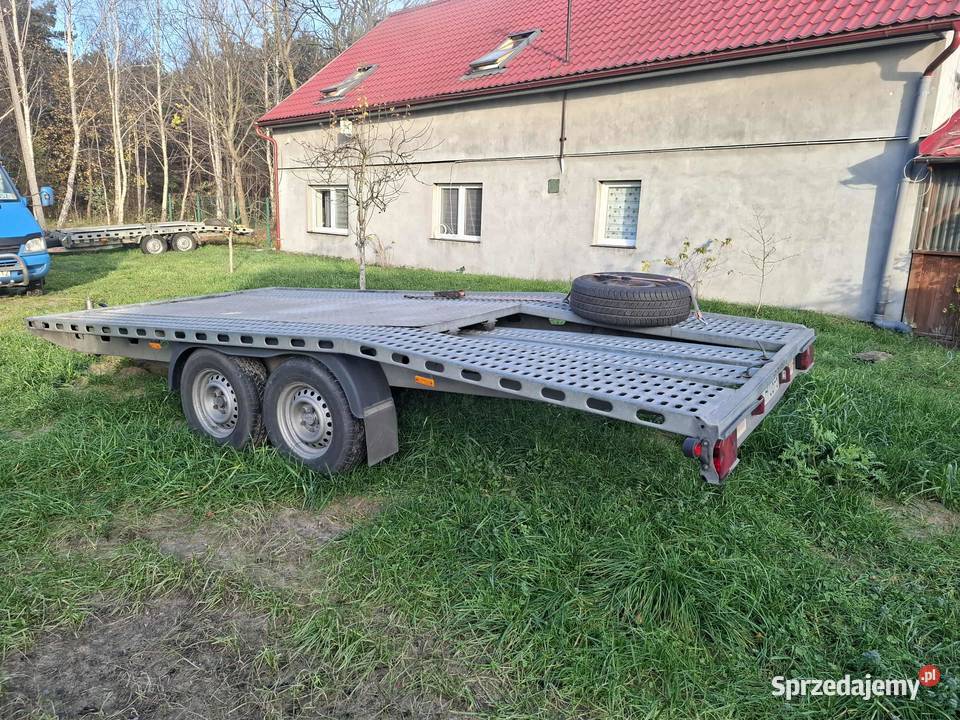 Sprzedam 2 lawety Rydwan 450x210 Wiola 450x205 Motoryzacja Łąg sprzedam