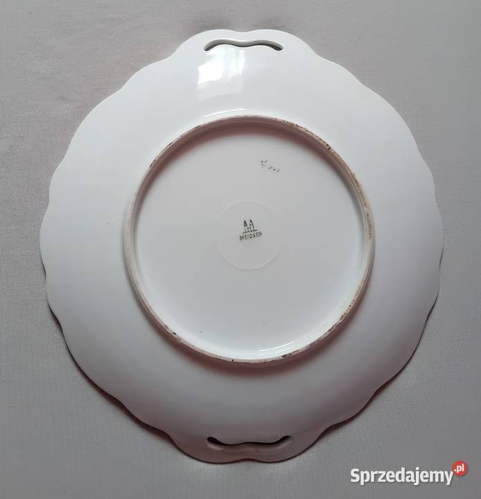 Patera z uchwytami Meissen Carl Teicheret Koźminek