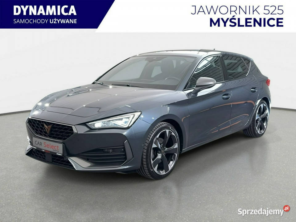 Cupra Leon VAT 23 15 eTSI 150 DSG 2023 r salon I łopatki zmiany biegów Myślenice