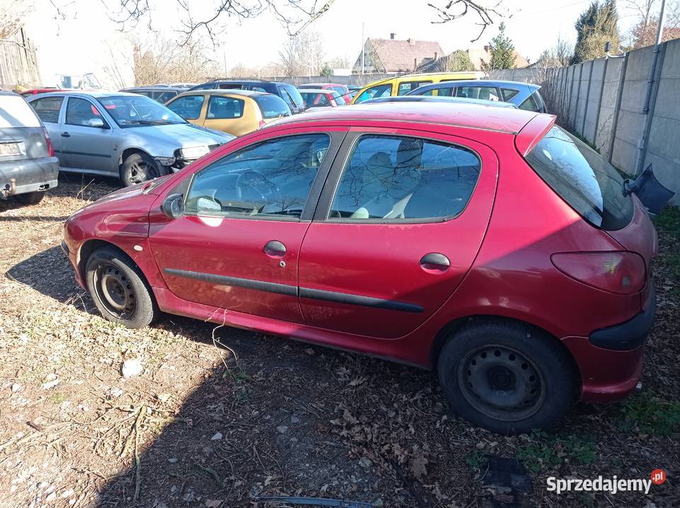 Peugeot 206 11 44 kW 2003 r dawca części Szklarka Myślniewska