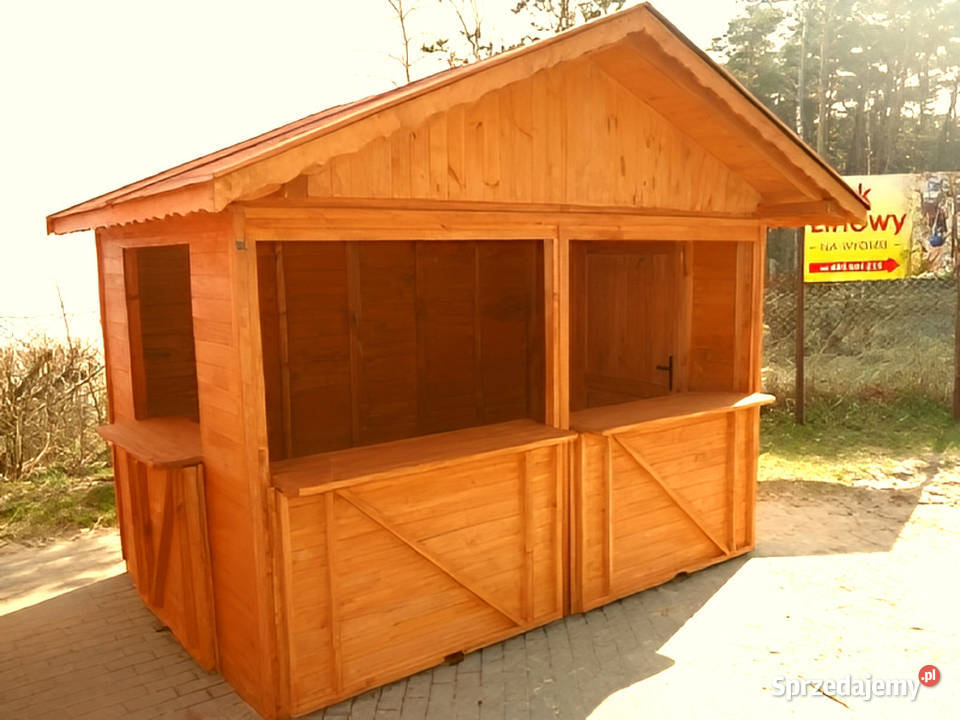 DOMEK HANDLOWY 3 DREWNIANY KIOSK SKLEPIK