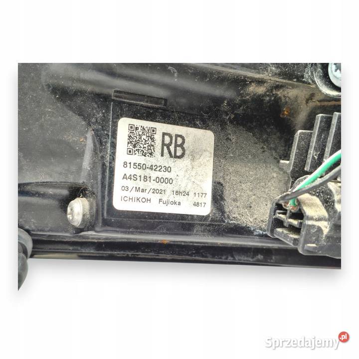 LAMPA PRAWA Toyota Rav4 V 20182026 TYLNIA prawy Lampy tylne Chełm