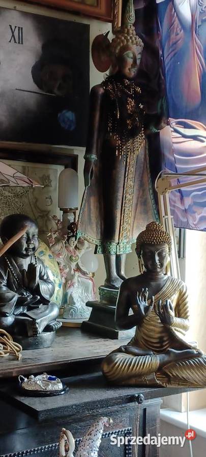 BUDDA 118 WYSOKA CIĘZKI POSĄG BRAK LEWEGO BARKU Poznań