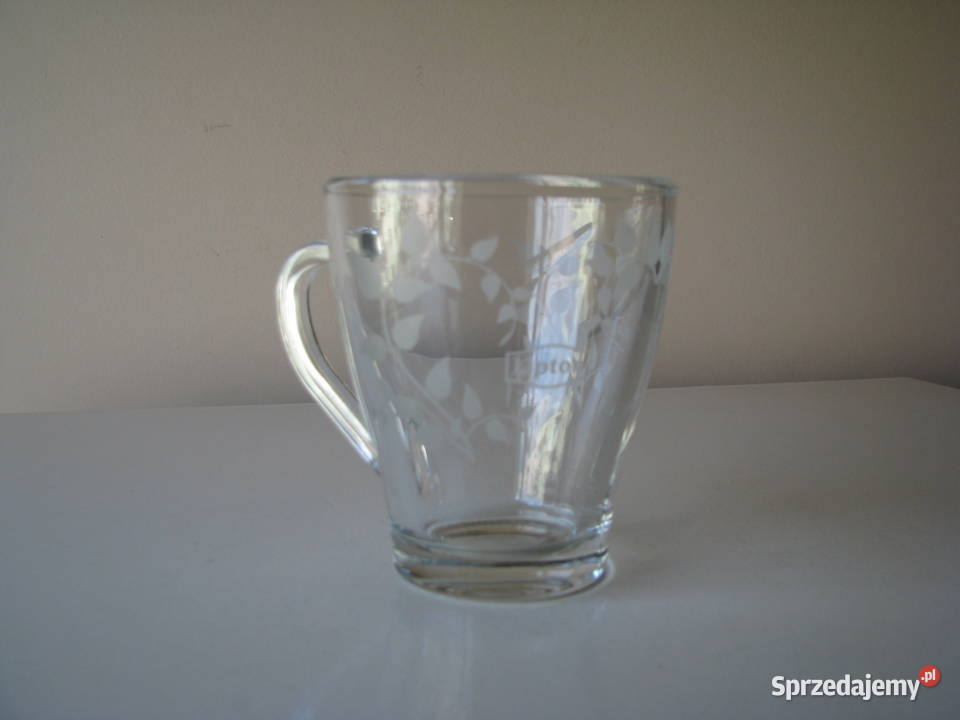 Szklanka kubek szklany Lipton Szklanki i kufle Brzegi