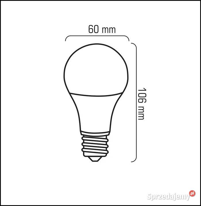 Żarówka LED LEDLUMEN E27 10W 75W 1055lm ciepła 6 Warszawa