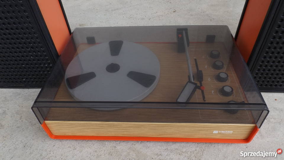 Gramofon unitra z głośnikami WG 417 Grodziczno