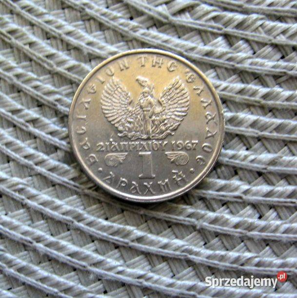 Grecja 1 Drachma 1971r Król Konstantyn II