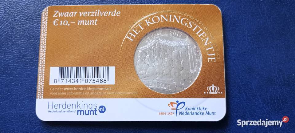 Stare monety 10 euro 2013 Holandia