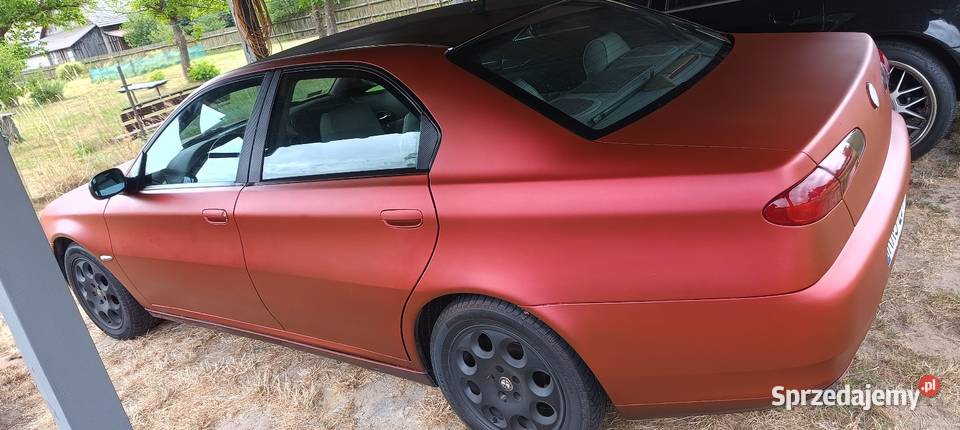 Alfa 166 manual 6 biegów 2004 24 JTD 150 10v skórzana tapicerka podkarpackie Łańcut sprzedam